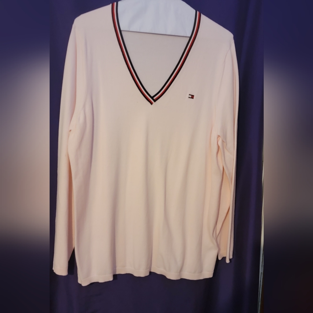 Pink Tommy Hilfiger Sweater - Picture 1 of 3